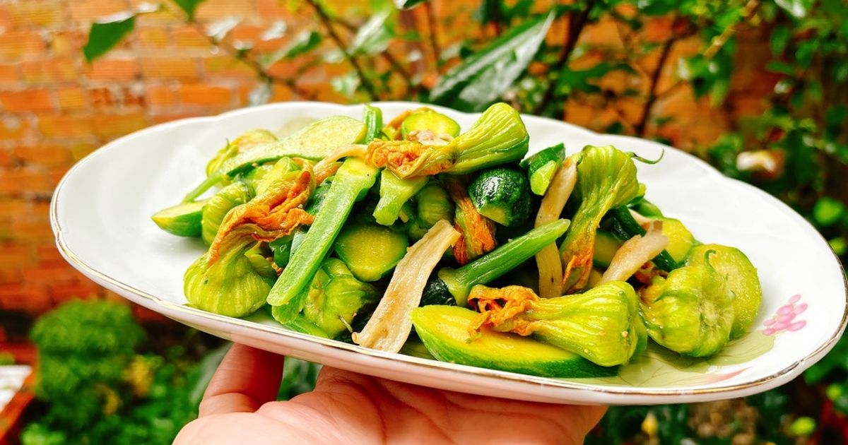 Nụ Bí Xào Tỏi